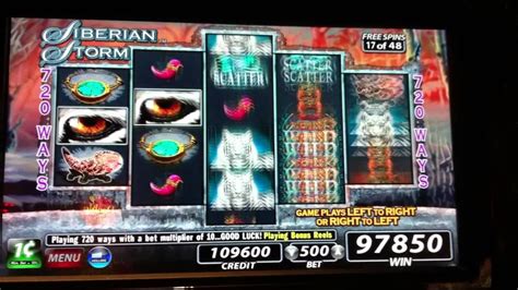 Siberian Storm Slot Machine .